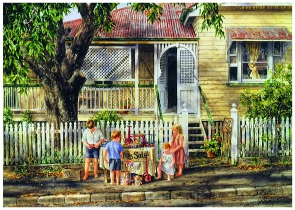 Blue Opal - The Toy Sellers by Gordon Hanley Jigsaw Puzzle (1000 Pieces)