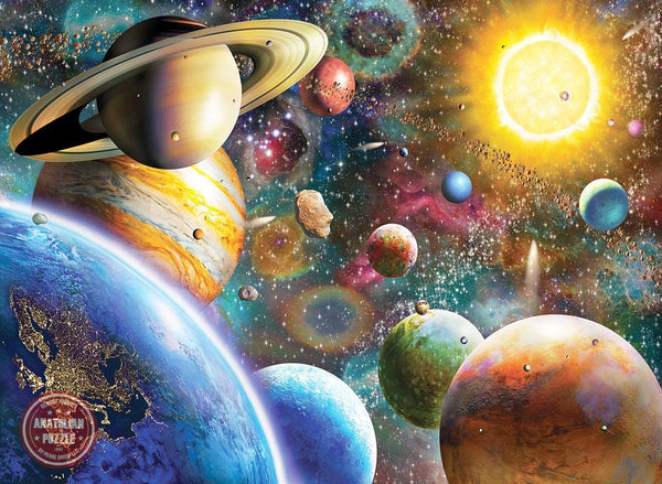 Anatolian - Planets In Space Jigsaw Puzzle (1000 Pieces)