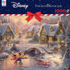 Ceaco - Mickey and Minnie Sweetheart Holiday by Thomas Kinkade Jigsaw Puzzle (1000 Pieces)