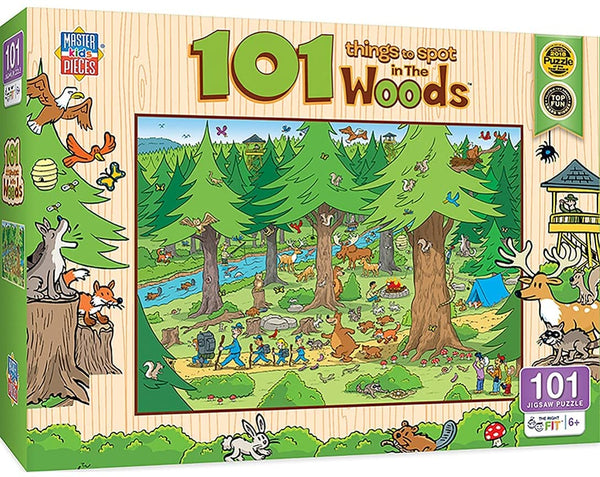 Masterpieces - 101 Things to Spot in the Woods Jigsaw Puzzle (101 Pieces)