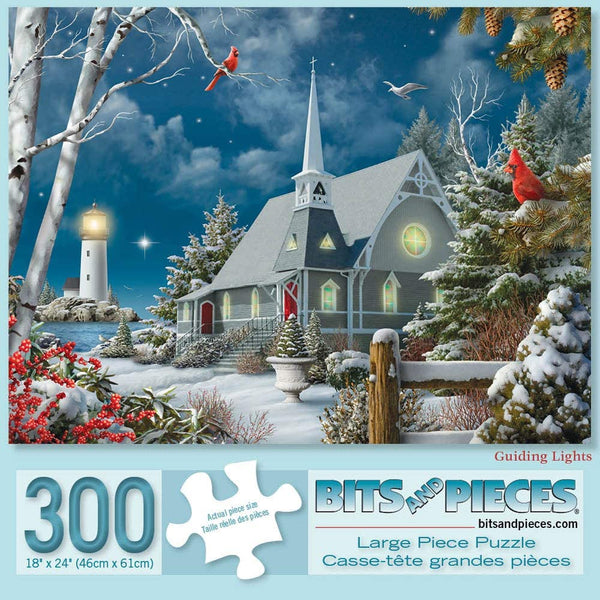 Bits and Pieces - Guiding Lights by Alan Giana Jigsaw Puzzle (300 Pieces)