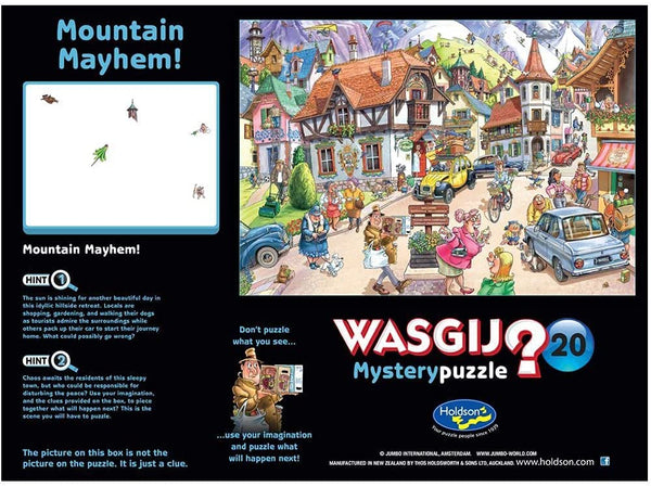 Holdson - Wasgij Mystery 20 Mountain Mayhem Jigsaw Puzzle (1000 Pieces)