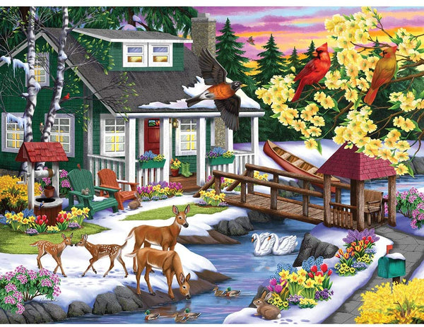 Bits and Pieces - A Place In The Woods by Jane Maday Jigsaw Puzzle (300 Pieces)