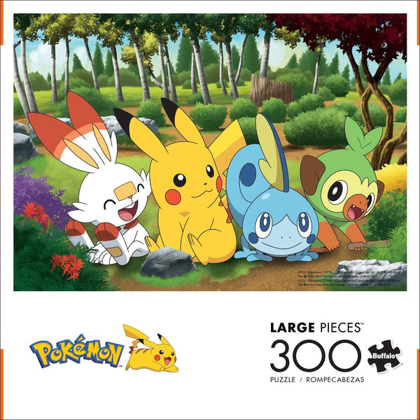 Buffalo Games - Pokemon Galar Friends - 300 Large Piece Jigsaw Puzzle