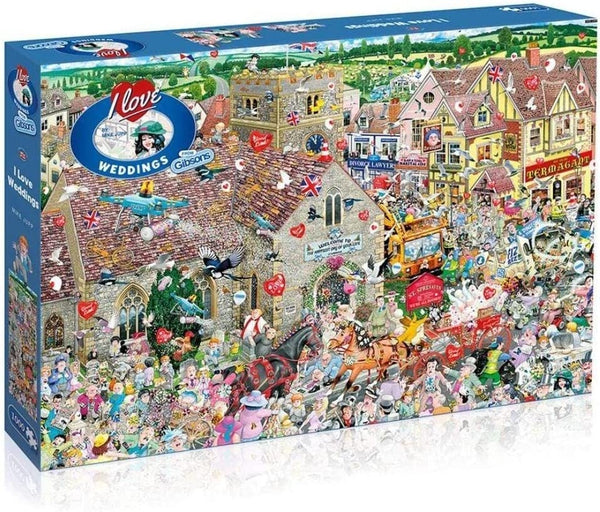 Gibsons - I Love Weddings by Mike Jupp Jigsaw Puzzle (1000 Pieces)