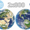 Educa - 2x800 Piece Planet Earth Round Jigsaw Puzzle (1600 Pieces)