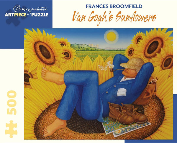 Pomegranate - Van Gogh's Sunflowers by Broomfield Jigsaw Puzzle (500 Pieces)