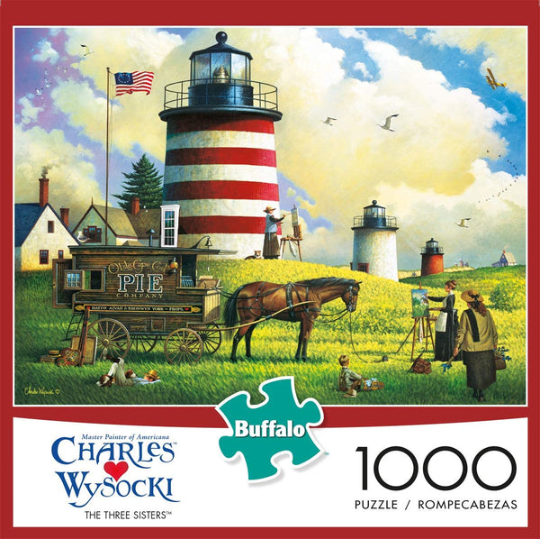 Buffalo Games - Charles Wysocki - The Three Sisters - 1000 Piece Jigsaw Puzzle