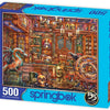 Springbok Puzzles - Magic Emporium - 500 Piece Jigsaw Puzzle - Large 18" by 23.5" - Made in The USA - Unique Cut Interlocking Pieces