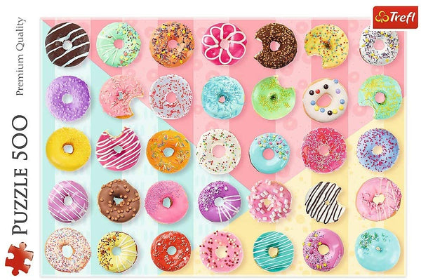 Trefl - Sweet Donuts Jigsaw Puzzle (500 Pieces)