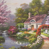Anatolian - Spring Cottage In Full Bloom Jigsaw Puzzle (1500 Pieces)