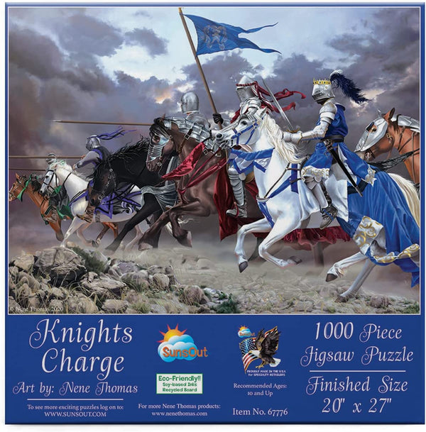 Sunsout - Knights Charge Jigsaw Puzzle (1000 Pieces)