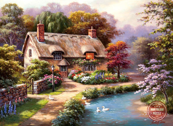 Anatolian - Duck Path Cottage Jigsaw Puzzle (1000 Pieces)