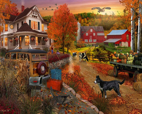 Country Inn & Farm Jigsaw Puzzle 1000 Piece by David Maclean