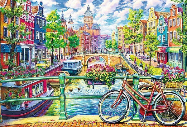 Trefl - Amsterdam Canal Jigsaw Puzzle (1500 Pieces)