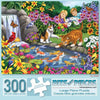 Bits and Pieces - Go Fish 300 Piece Jigsaw Puzzles for Adults by Artist Nancy Wernersbach