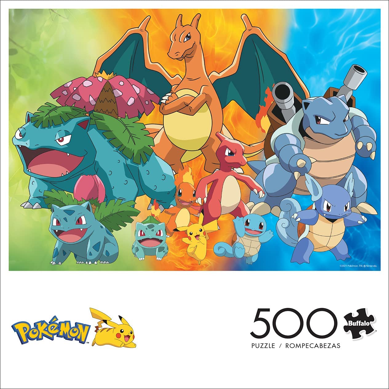 Buffalo Games 1500-Piece Pokémon - Bubbles Interlocking Jigsaw
