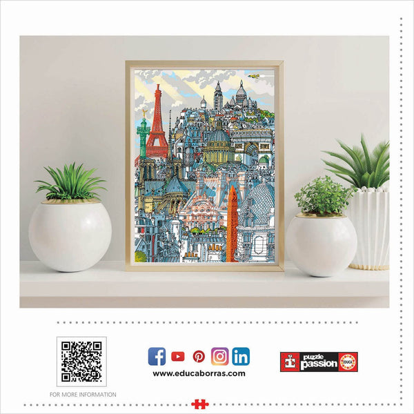 Educa - Paris, Carlo Stanga Jigsaw Puzzle (1000 Pieces)