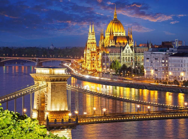 Castorland - Budapest View At Dusk Jigsaw Puzzle (2000 Pieces)