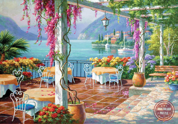 Anatolian - Wisteria Terrace by Sung Kim Jigsaw Puzzle (500 Pieces)