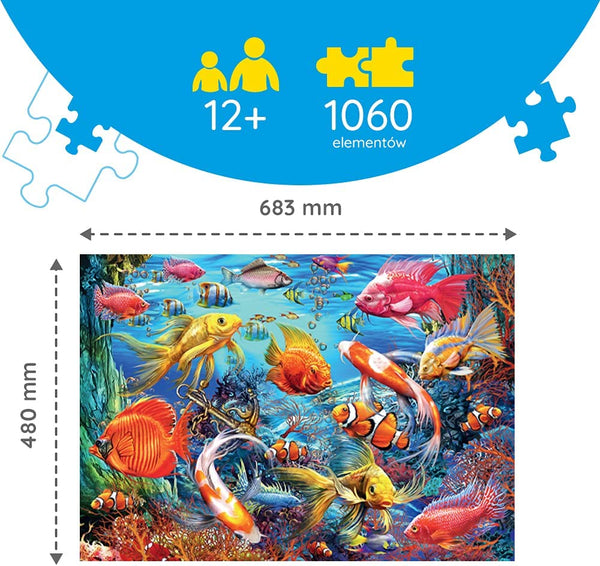 Trefl - Hidden Shapes Underwater Jigsaw Puzzle (1000 Pieces)