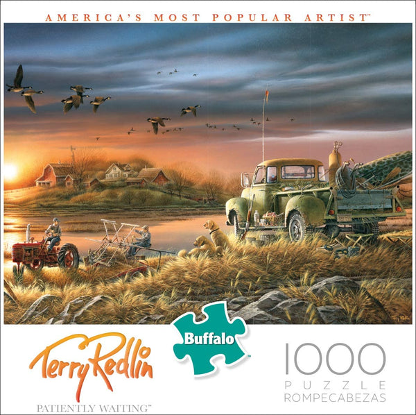 Buffalo Games - Terry Redlin - Patiently Waiting - 1000 Piece Jigsaw Puzzle