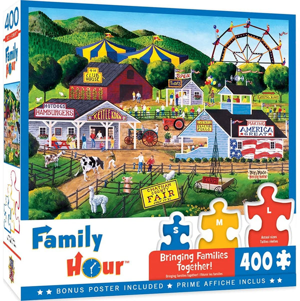 Masterpieces - Family Hour Summer Carnival Ez Grip Jigsaw Puzzle (400 Pieces)