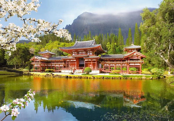 Castorland - Replica of Old Byodoin Temple Jigsaw Puzzle (1000 Pieces)