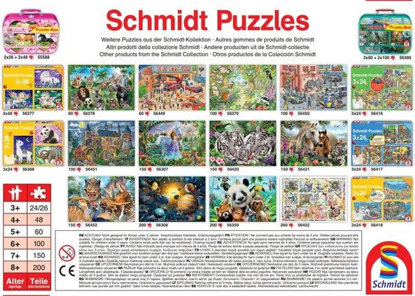 Schmidt - Pink Unicorn Jigsaw Puzzle (150 Pieces)
