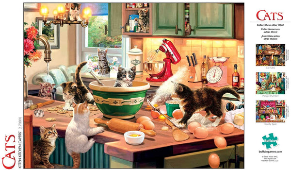 Buffalo Games - Cats Collection - Kitten Kitchen Capers - 750 Piece Jigsaw Puzzle