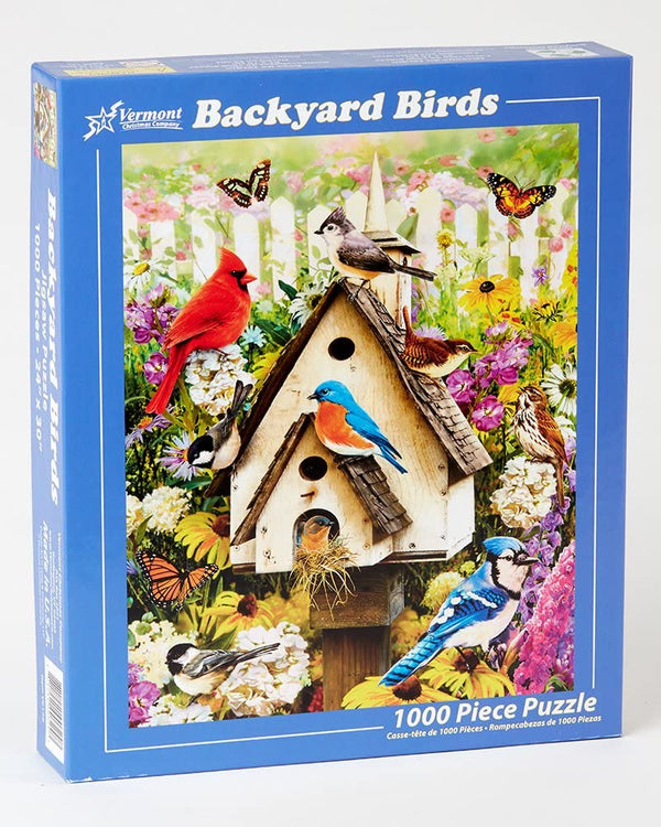 Vermont Christmas Company Backyard Birds Jigsaw Puzzle 1000 Piece