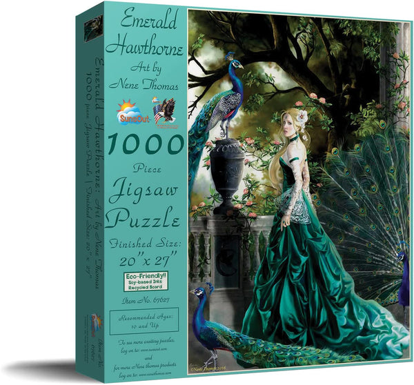Sunsout - Emerald Hawthorne by Nene Thomas Jigsaw Puzzle (1000 Pieces)