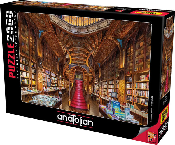 Anatolian - Lello Bookshop Jigsaw Puzzle (2000 Pieces)
