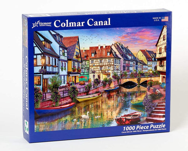Vermont Christmas Company - Colmar Canal Jigsaw Puzzle 1000 Piece