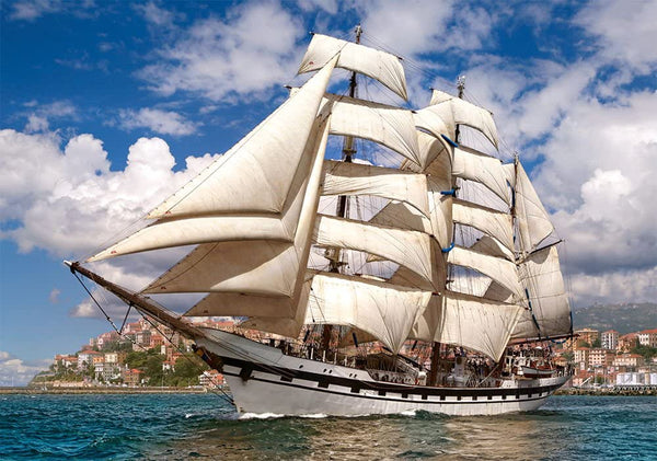 Castorland - Tall Ship Leaving Harbour Jigsaw Puzzle (500 Pieces)