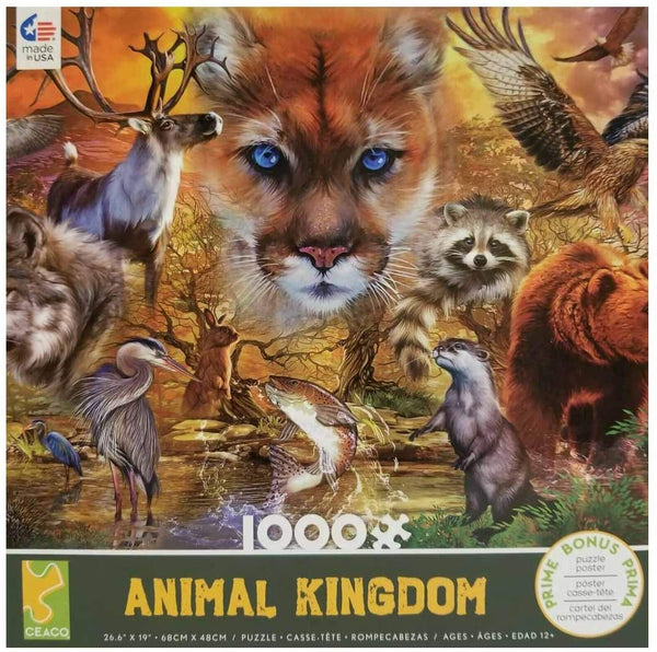 Ceaco - Aminal Kingdom Jigsaw Puzzle (1000 Pieces)