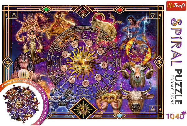 Trefl - Zodiac Signs Spiral Puzzle Jigsaw Puzzle (1040 Pieces)