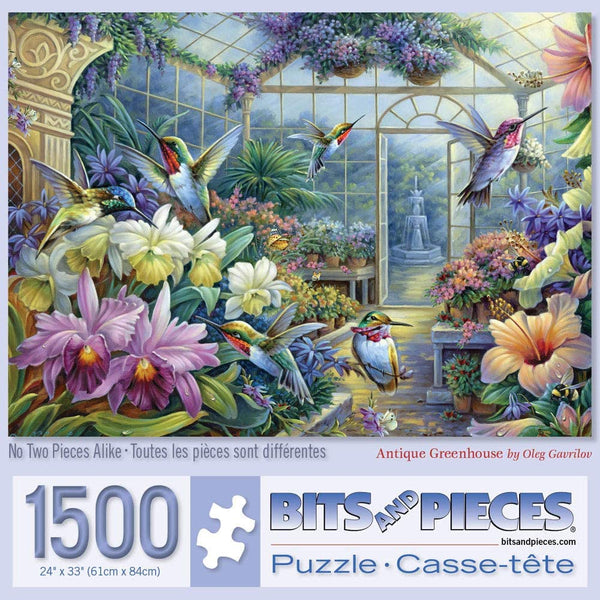 Bits and Pieces - Antique Greenhouse by Oleg Gavrilov Jigsaw Puzzle (1500 Pieces)