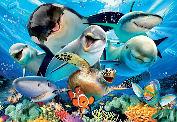 Educa - Underwater Selfies Jigsaw Puzzle (500 Pieces)