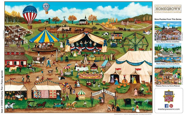 Masterpieces - Homegrown Country Fair Jigsaw Puzzle (750 Pieces)