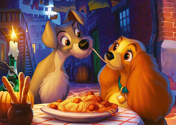 Ravensburger - Disney Moments 1955 Lady and Tramp Jigsaw Puzzle (1000 Pieces) 13972