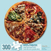 Bits and Pieces - Pizza Pie - 300 Piece Round Jigsaw Puzzle