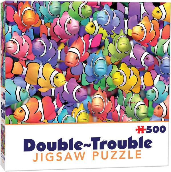 Cheatwell Games - Double-trouble Clownfish by Royce McClure Jigsaw Puzzle (500 Pieces)