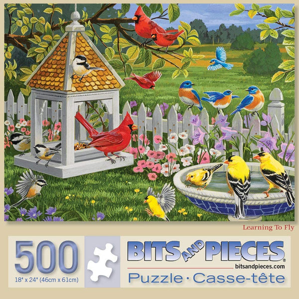 Bits and Pieces - Set of 3 x 500 Piece Jigsaw Puzzles- Each 18