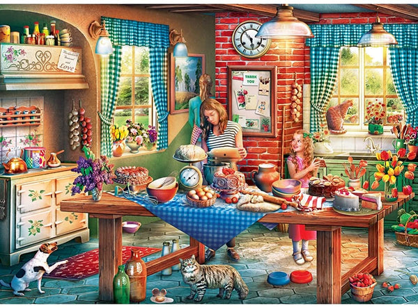 Masterpieces - Childhood Dreams Baking Bread Jigsaw Puzzle (1000 Pieces)