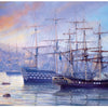 Bits and Pieces - 1000 Piece Jigsaw Puzzle for Adults - Frigate and First Rate - 1000 pc Ships, Boats Jigsaw by Artist Rob Johnson