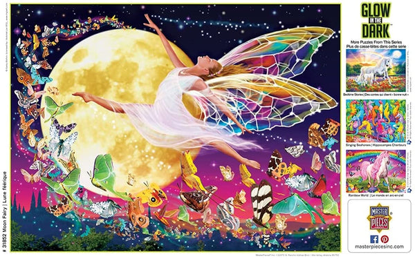 Masterpieces - Glow in the Dark Moon Fairy Ez Grip Jigsaw Puzzle (300 Pieces)