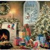 Bits and Pieces - Not a Creature was Stiring, Christmas Eve, Holiday - by Artist Nicky Boehme 300 Large Piece Glow in The Dark Puzzle