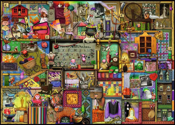Ravensburger - The Craft Cupboard Jigsaw Puzzle by Colin Thompson (1000 pieces)