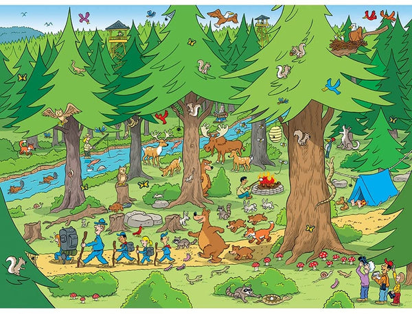 Masterpieces - 101 Things to Spot in the Woods Jigsaw Puzzle (101 Pieces)